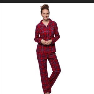 New Plaid Christmas Pajama Set